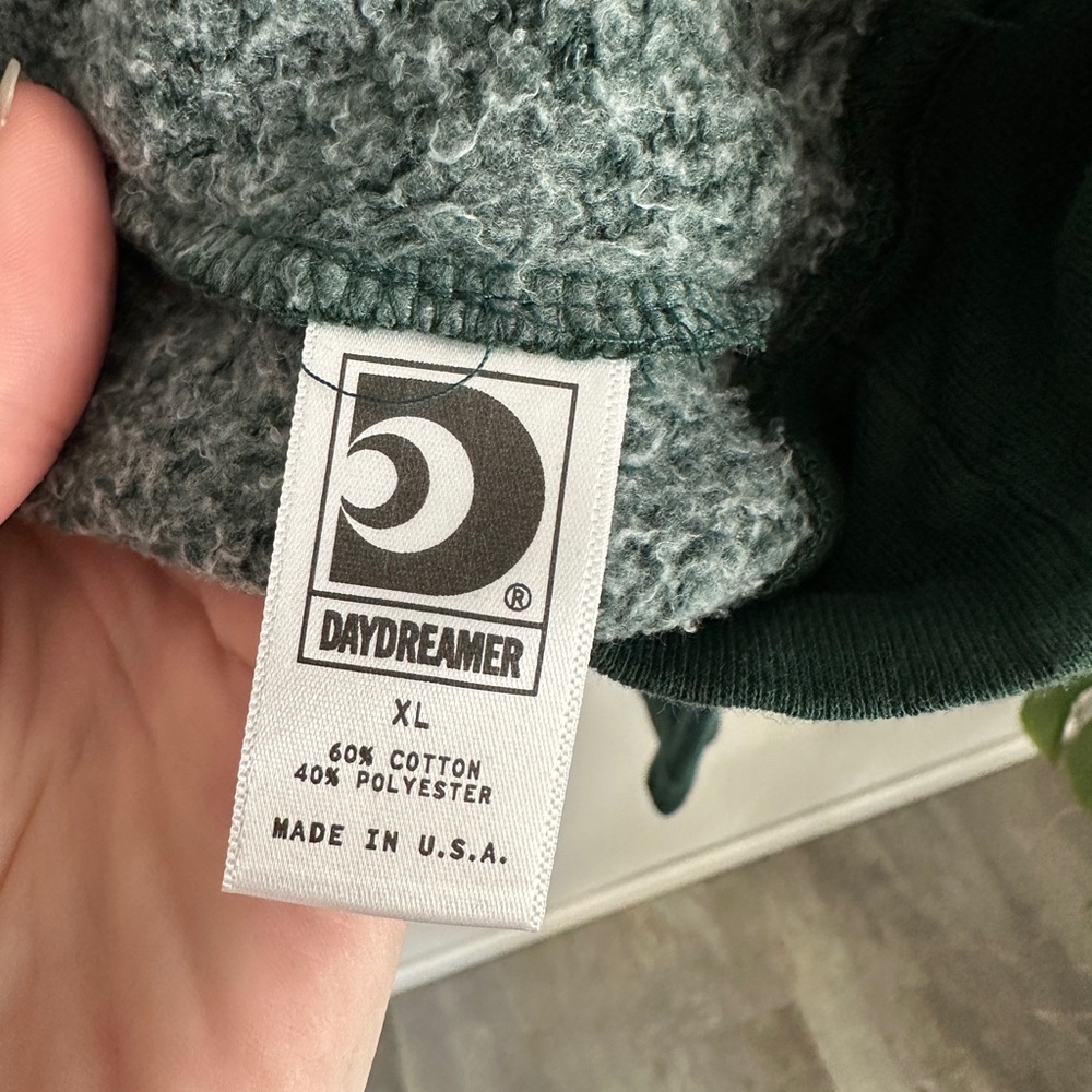 Daydreamer Oxford Crest Vintage Crewneck - Sun Faded Green XL - Picture 3 of 7